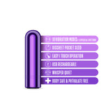 Kool Vibes By Blush® | Discreet & Travel-Friendly Mini Bullet Vibrator - 10 Vibration Modes Clitoral