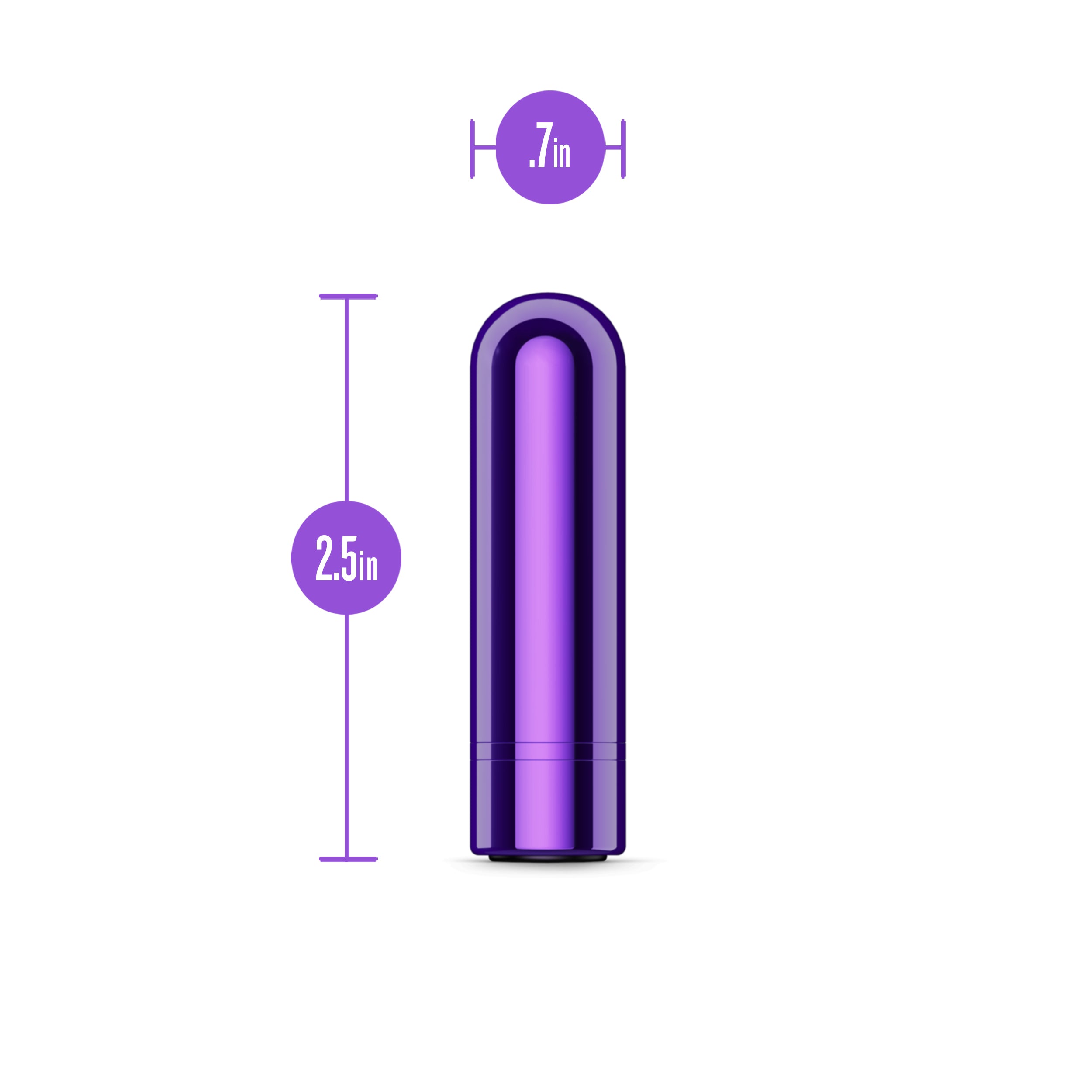 Kool Vibes By Blush® | Discreet & Travel-Friendly Mini Bullet Vibrator - 10 Vibration Modes Clitoral