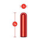 Kool Vibes By Blush® | Discreet & Travel-Friendly Mini Bullet Vibrator - 10 Vibration Modes Clitoral Stimulator - Cherry