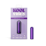 Kool Vibes By Blush® | Discreet & Travel-Friendly Mini Bullet Vibrator - 10 Vibration Modes Clitoral